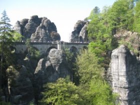 Bastei-Brücke; Klick: vergrößern